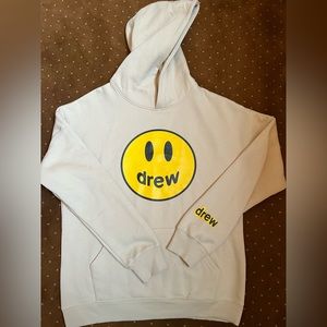 Authentic DREW hoodie, size L, worn once Light beige